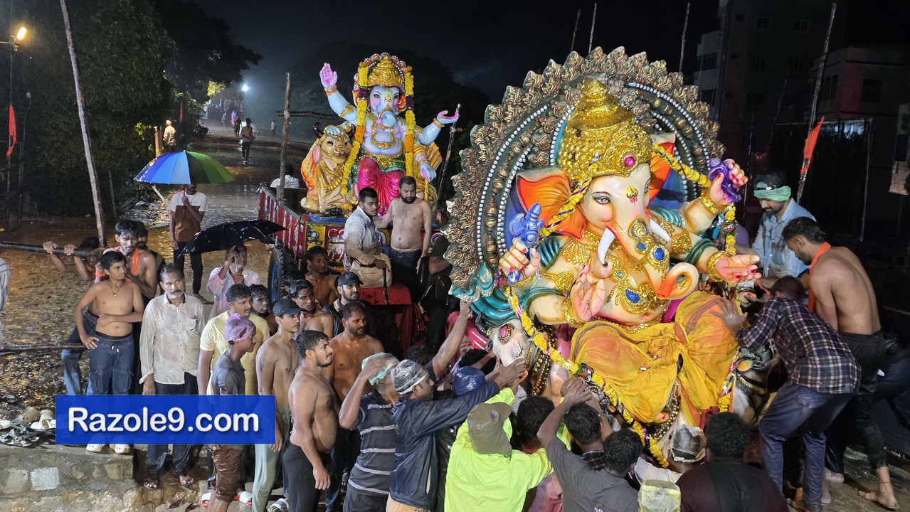 Razole Taluka Ganesh Nimajjanam